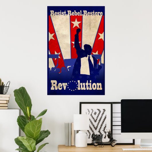 Rebel Restore Revolution Poster (groß) (Heimbüro)