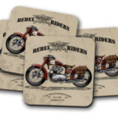 Rebel Rider Bike Untersetzer | Motorrad-Untersetze