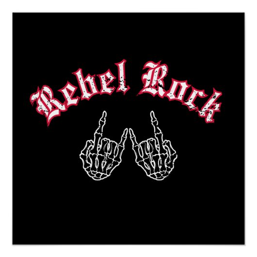 Rebel Rock Poster (Vorderseite)