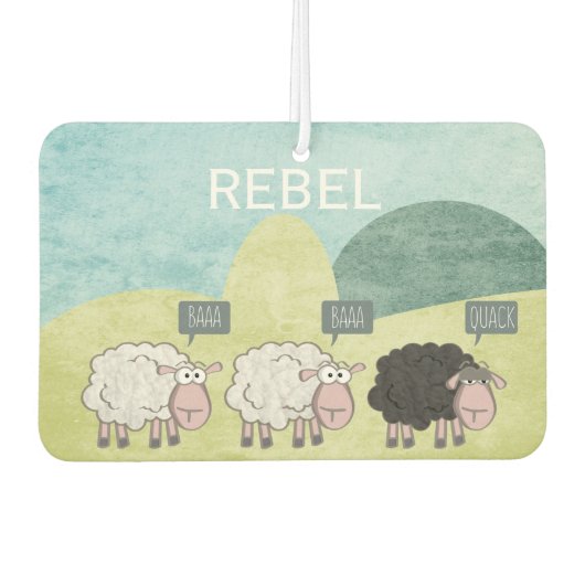 Rebel Sheep Autolufterfrischer (Vorderseite)