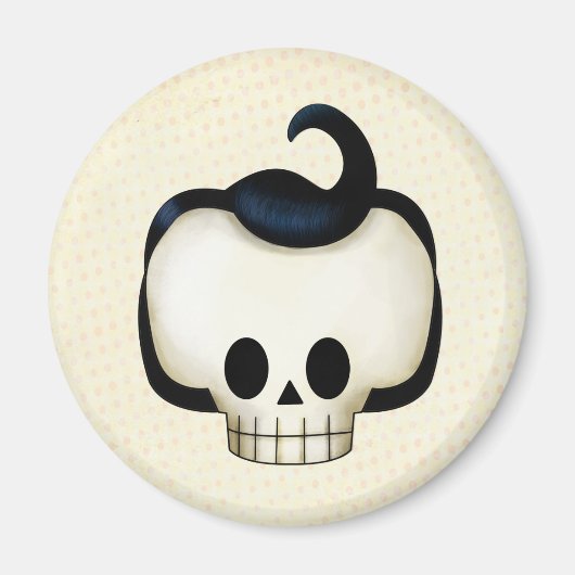 Rebel Skull Magnet (Vorne)