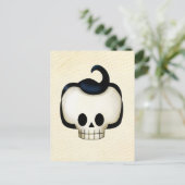 Rebel Skull Postkarte (Stehend Vorderseite)