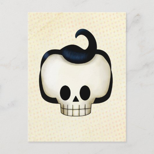 Rebel Skull Postkarte (Vorderseite)
