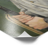 Rebel Soldier Zivil War Portrait Art Print Fotodruck (Ecke)