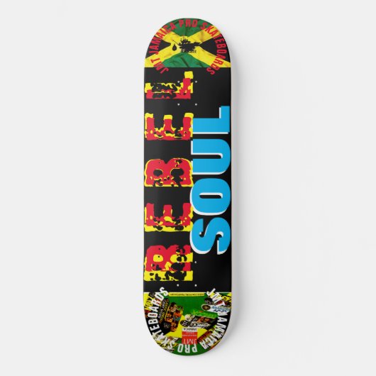 REBEL SOUL 8 1/4" Skateboard Deck (Vorderseite)