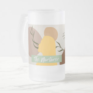 Rebel Tribe™ „Die Nurturerin“ Milchglas-Tasse Mattglas Bierglas