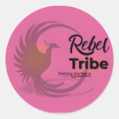Rebel Tribe Phoenix Logo Sticker (Vorderseite)