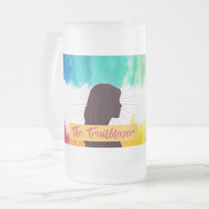 Rebel Tribe™ „The Trailblazer“ Milchglas-Tasse Mattglas Bierglas