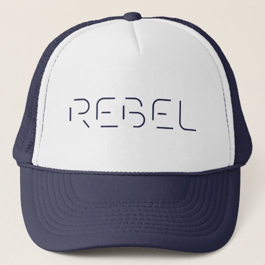 REBEL TRUCKERKAPPE (Vorderseite)