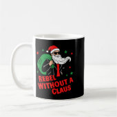 Rebel Without A Claus– Cool Santa Leather Jacket C Kaffeetasse (Links)