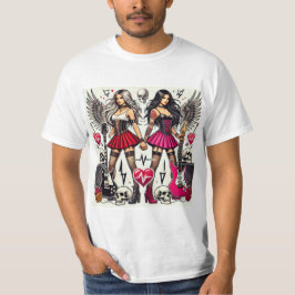 Rebeldía y Amistad: Rock & Roll Sisters T-Shirt