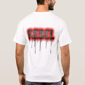 REBELDRIP Trotz in Rotem Echo T-Shirt (Rückseite)
