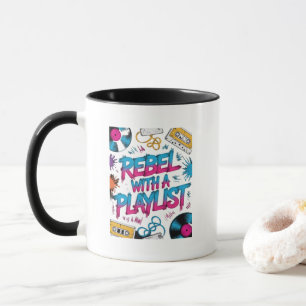 Rebell mit einer Playlist – Retro-Musikliebhaber Tasse