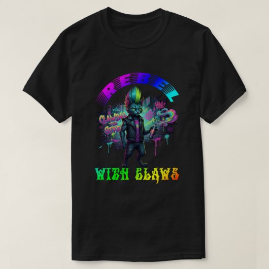 Rebell mit Klauen T-Shirt (Design vorne)