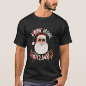 Rebell ohne Claus Funny Weihnachten Weihnachtsmann T-Shirt (Vorderseite)