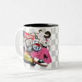 Rebell ohne eine Ursache höhlt, Reise-Tassen u. Zweifarbige Tasse (Vorderseite Links)