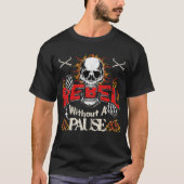 Rebell ohne Pause Defiant Skull T-Shirt (Vorderseite)