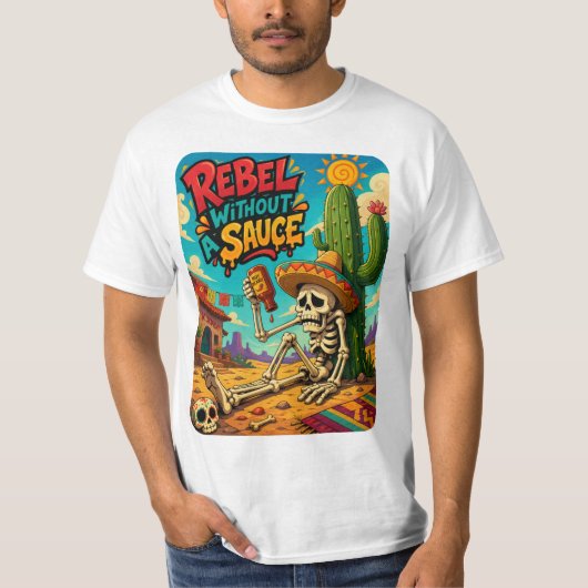 Rebell ohne Sauce T-Shirt (Vorderseite)