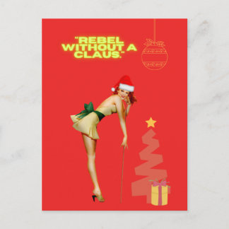 Rebell ohne Weihnachtsmann Postkarte