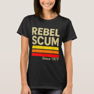 Rebell S Seit 1977 Clic Retro Ikonisch Vintage Sag T-Shirt