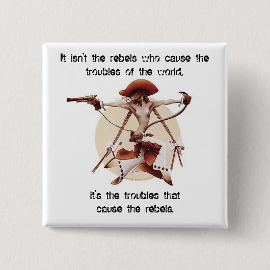 Rebellen Button (Vorderseite)