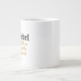 Rebellen mit einer speziellen Tasse für Herztypogr