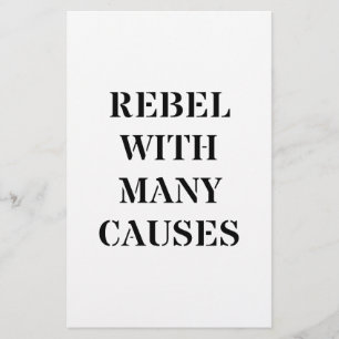 Rebellen mit vielen Ursachen Briefpapier