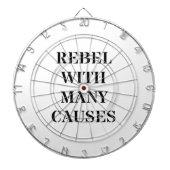 Rebellen mit vielen Ursachen Dartscheibe (vorne)