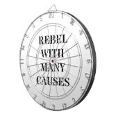 Rebellen mit vielen Ursachen Dartscheibe (Vorderseite rechts)
