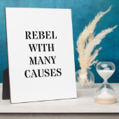 Rebellen mit vielen Ursachen Fotoplatte (Seite)