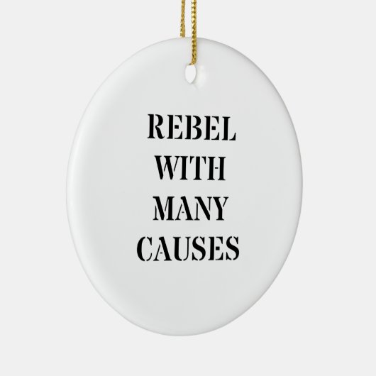 Rebellen mit vielen Ursachen Keramikornament (Rechts)