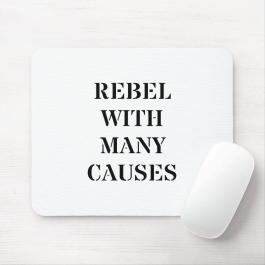 Rebellen mit vielen Ursachen Mousepad (Mit Mouse)