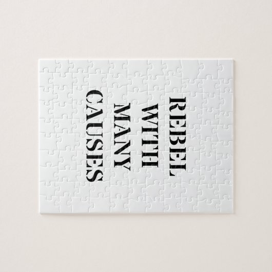 Rebellen mit vielen Ursachen Puzzle (Horizontal)