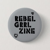 RebellenGrrl Zine Button (Vorderseite)
