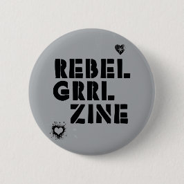 RebellenGrrl Zine Button