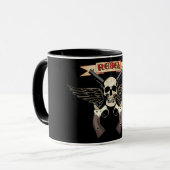 Rebellenschädel-Tasse Tasse (Vorderseite Links)