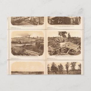 Rebellenstrecken, Atlanta, Ga Postkarte