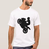 "Rebellenstreiter YOLO - Motorraddesign vorne/hint T-Shirt (Vorderseite)