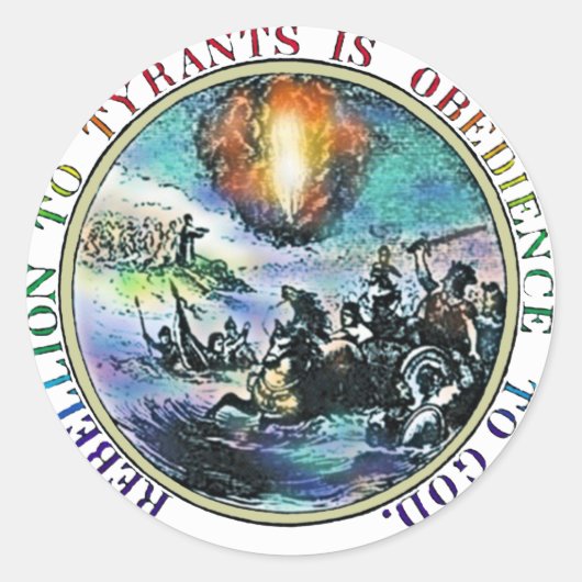 Rebellion auf Tyrants-Sticker-Packs Runder Aufkleber (Vorderseite)