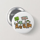 Rebellion bei Tieren Button (Vorne & Hinten)