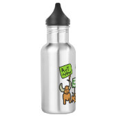 Rebellion bei Tieren Edelstahlflasche (Links)