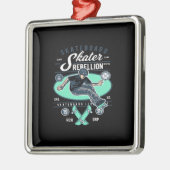 Rebellion des Skaters Ornament Aus Metall (Links)