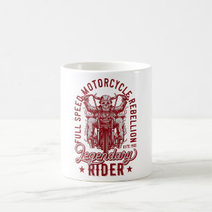 Rebellion für Motorräder mit Vollgeschwindigkeit Kaffeetasse