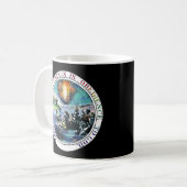 Rebellion gegen Tyrants Ben Franklin Great Siegel Kaffeetasse (Vorderseite Links)