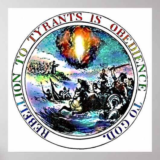 Rebellion gegenüber Tyrannen ist Gehorsam gegenübe Poster (Vorne)