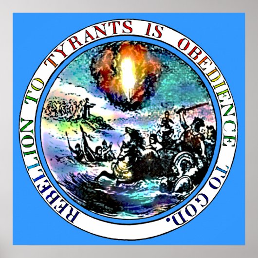 Rebellion Originaltext für größtes Poster (Vorne)