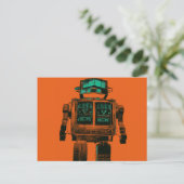 Rebellion radioaktiver Roboter Postkarte (Stehend Vorderseite)