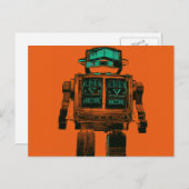Rebellion radioaktiver Roboter Postkarte (Vorne/Hinten)