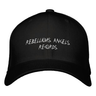 REBELLIÖSE ANGELN PLATTEN HITZEN BESTICKTE BASEBALLKAPPE