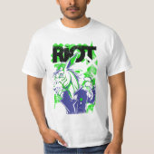 Rebellious Donkey Riot Graphic T-Shirt (Vorderseite)